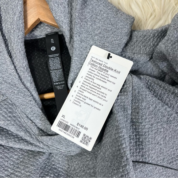 *Lululemon textured double-knit cotton hoodie - Picture 3 of 4